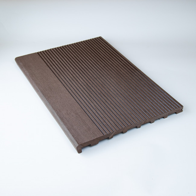 Ступень дпк Ecodecking полнотелая шоколад 
