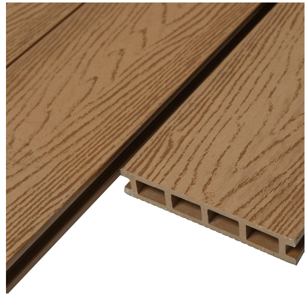 Террасная доска из ДПК пустотелая CM Decking серия VINTAGE  цвет OAK (дуб, желтый)