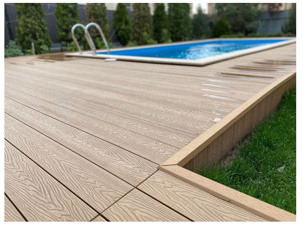 Террасная доска из ДПК пустотелая CM Decking серия VINTAGE  цвет OAK (дуб, желтый)