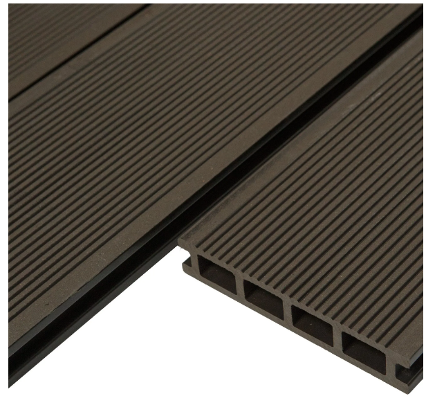 Террасная доска из ДПК пустотелая CM Decking серия VINTAGE цвет WENGE (венге,коричневый)