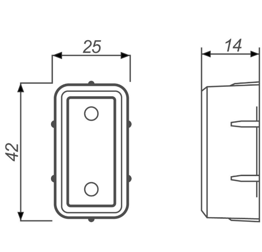 Скрытое крепление балясины (клипса) Faynag