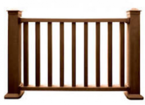 Ограждение из ДПК MultiDeck Махагон