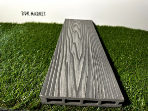 Террасная доска дпк WPC rotten Светло-серый